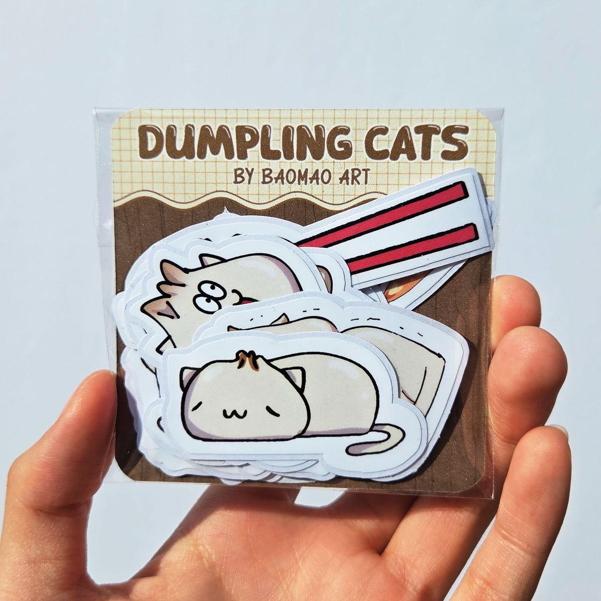 Dumpling Cat Sticker Set